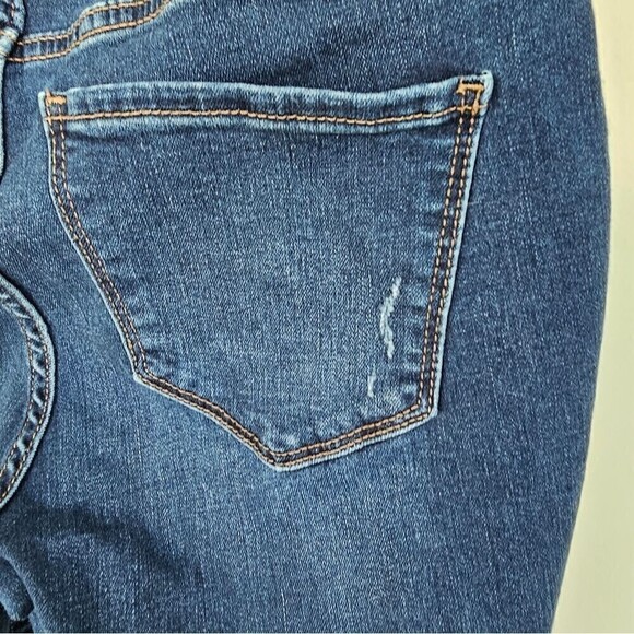 Old Navy Rockstar Jeggings Distressed Medium Wash Skinny Ankle Jeans Size 4 - Picture 5 of 6